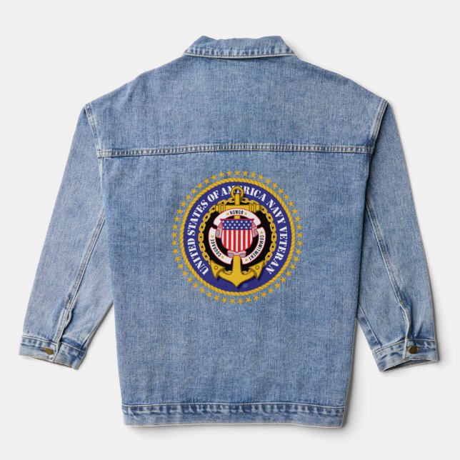 Marineveteran Jeansjacke (Rückseite)