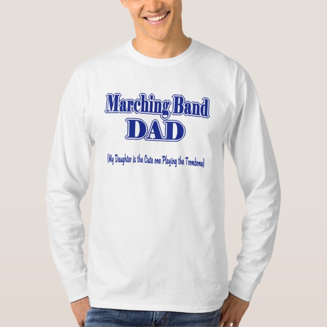 Marinieren von Band-Vater/Trombone T-Shirt (Vorderseite)
