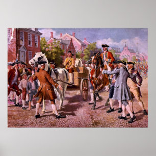 Marinus Willett, der Abbau der Arme verhindert Poster