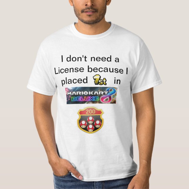 Mario Kart t Shirt (Vorderseite)