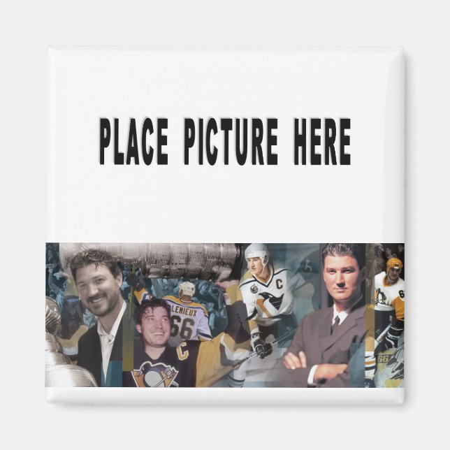 Mario Mosaic Magnet mit individuellem Foto (Vorne)