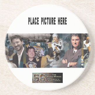 Mario-Mosaik-Untersetzer mit einzelnem Foto Sandstein Untersetzer