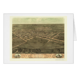 Marion, carte panoramique d'IA - 1868
