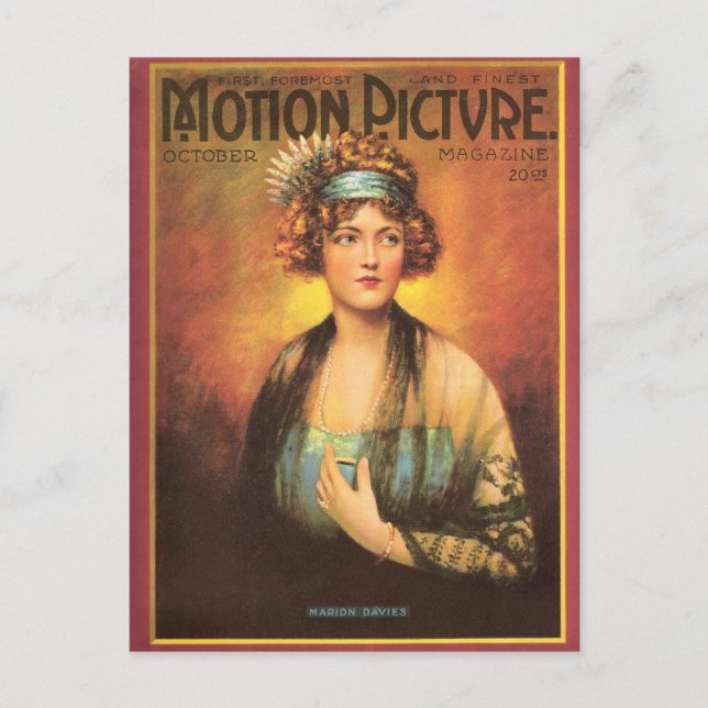 Marion Davies 1919 Vintag Postkarte (Vorderseite)