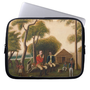 Marion, die den britischen Offizier genießt Laptopschutzhülle