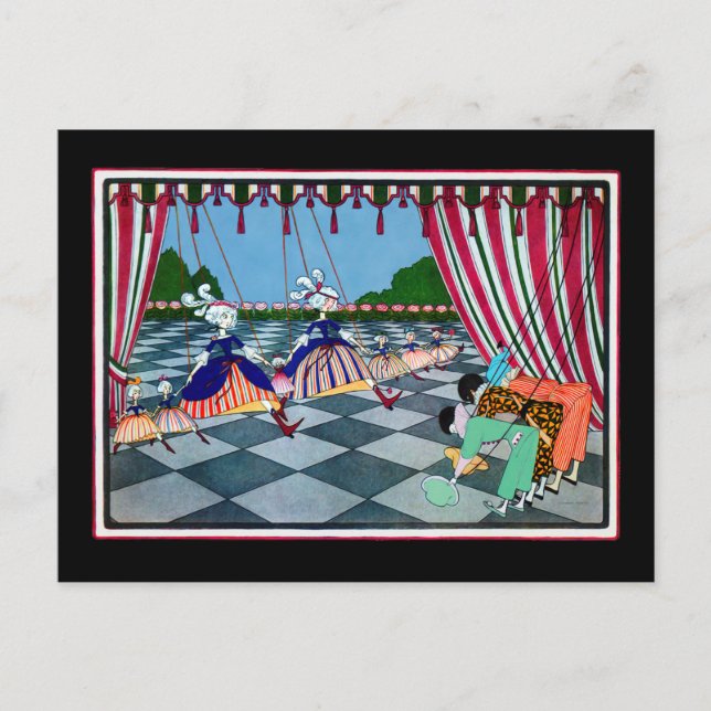 Marionette Curtsy ~ Carte postale / Invitations (Devant)