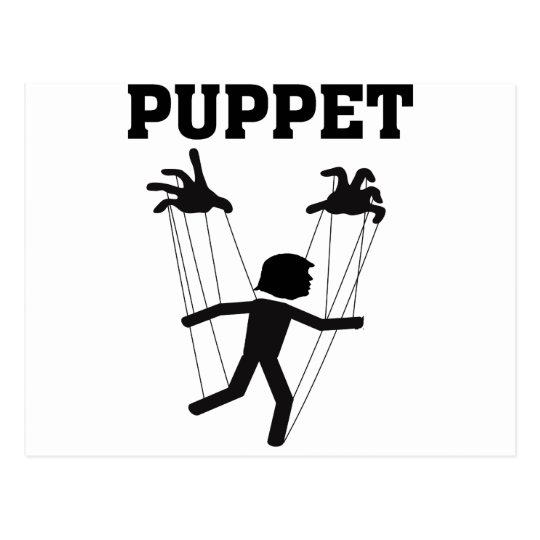 Marionette Postkarte