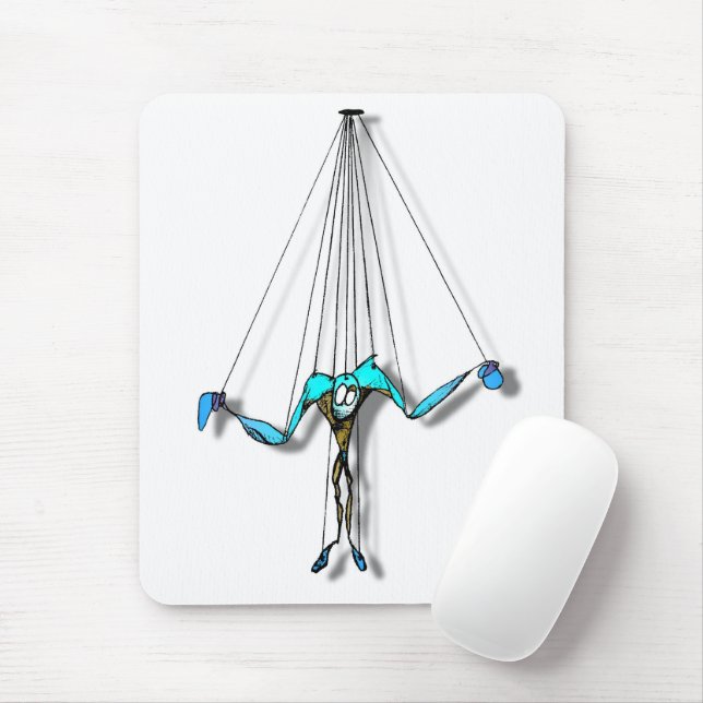 Marionette String Puppet Cartoon-Zeichen Mousepad (Mit Mouse)