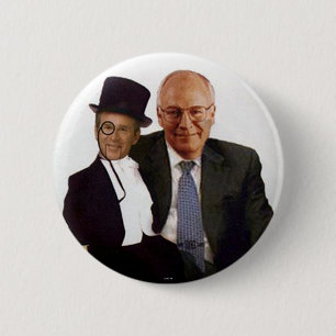 Marionetten-George W. jugate - Knopf Button