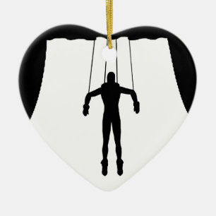 Marionetten-Marionette Keramikornament