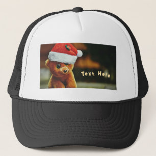 Marionnette mignonne portant le Casquette de Noël 