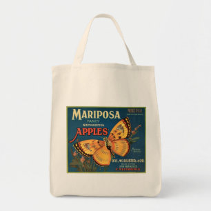 Mariposa Apples Crate Label Tragetasche