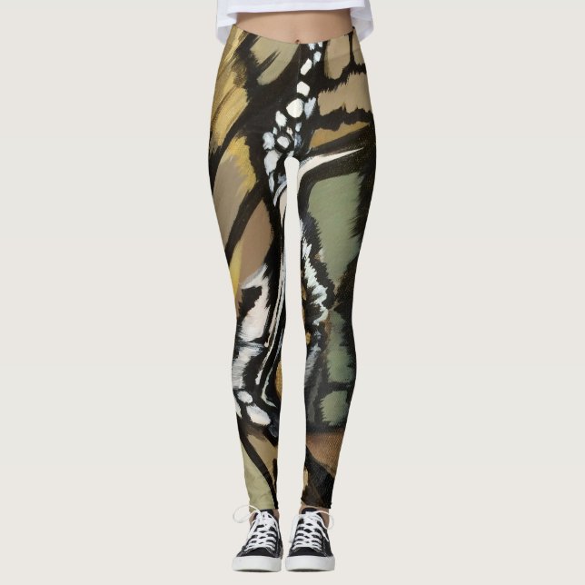 Mariposa Khaki Leggings (Vorderseite)