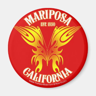 Mariposa Magnet 2 Round