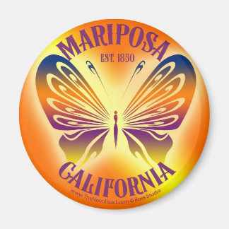 Mariposa Magnet 4 Round