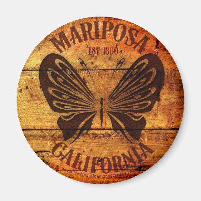 Mariposa Magnet 5 Round (Vorne)