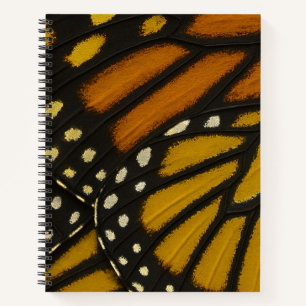 Mariposa Orange & Yellow Monarch-Schmetterlingsflü Notizbuch