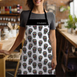 Mariposa Sugar Skull Mexikanisch Inspiriert Schürze<br><div class="desc">Mariposa Sugar Skull mexikanische Inspirierte Schürze - Die wunderschöne Kunst der Cavalera Zucker Schädel in Mexiko sind Teil einer langen Tradition der Volkskunst. Nennen Sie den Zuckerschädel, weil viele von ihnen mit Tonzucker geformt und dann mit bunten Federn und Perlen dekoriert wurden. Eine atemberaubende Schürze, die die richtige Zutat hinzufügt,...</div>