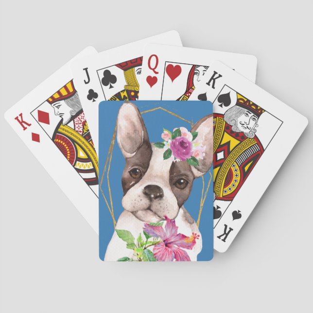 Marisol, die Extravaganten französischen Bulldog-S Spielkarten (Rückseite)