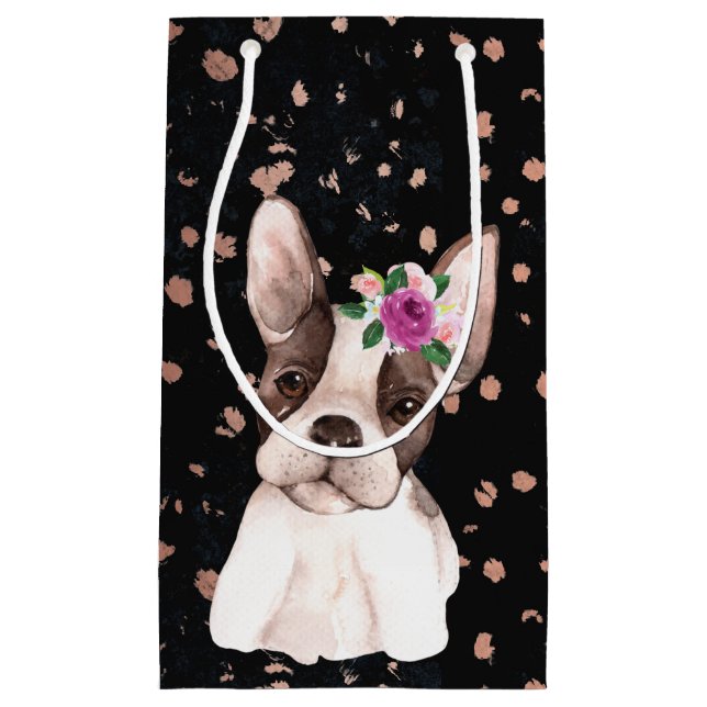 Marisol, die französische Bulldog-Geschenktasche Kleine Geschenktüte (Vorderseite)