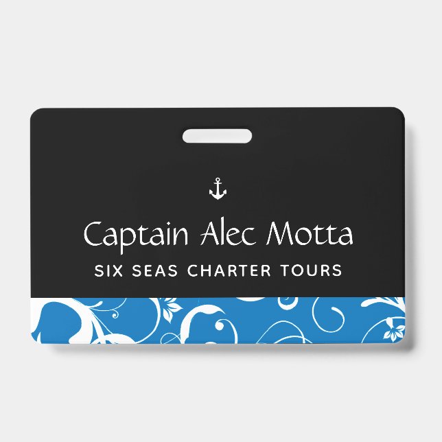 Maritime Anchor Pro Damask Ausweis (Vorderseite)
