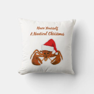 Maritime Santa Lobster Kissen