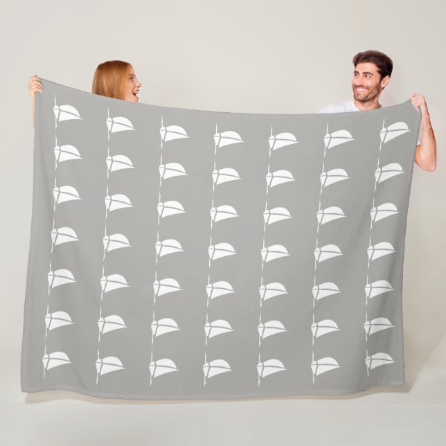 Maritime Segel Fleecedecke (Beispiel)