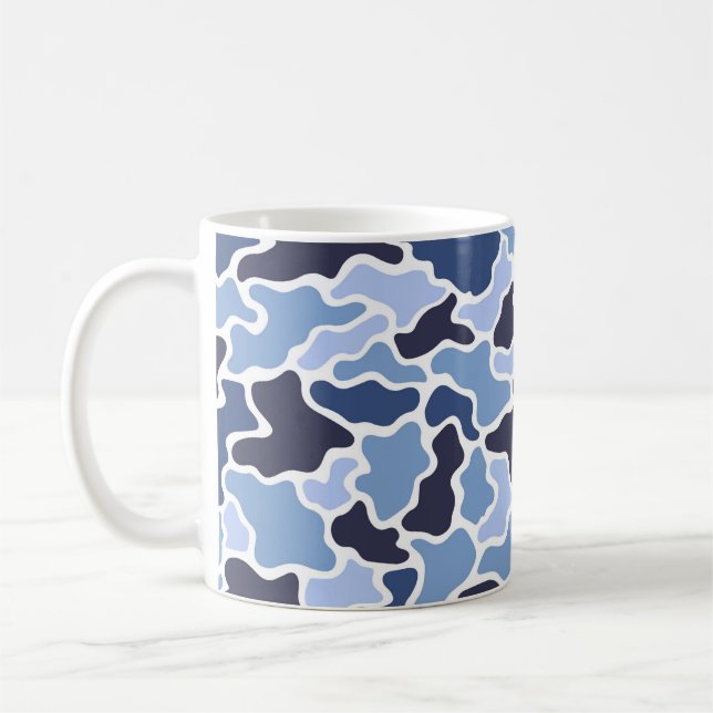Maritime-Tarnmuster Kaffeetasse (Links)