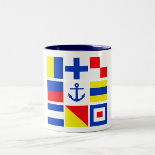 Maritime Tasse - Stil und Farbe wählen
