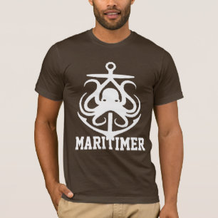 Maritimer Anchor octopus Nautisches Shirt