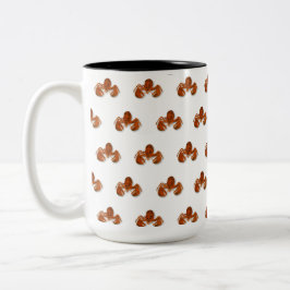 Maritimer Hummer Zweifarbige Tasse