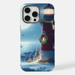 Maritimer Weihnachtsleuchtturm iPhone 15 Pro Max Hülle