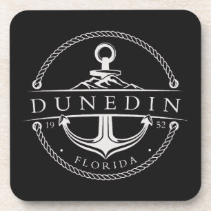 Maritimes Anker Dunedin Florida 1952 Getränkeuntersetzer