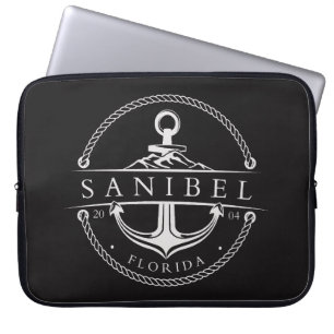 Maritimes Anker Sanibel Florida 2004 Laptopschutzhülle