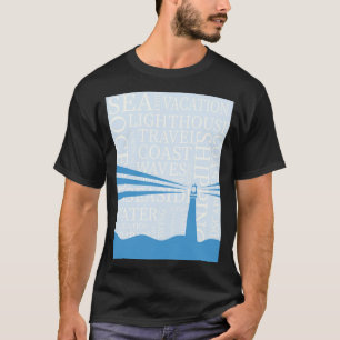 Maritimes Leuchtturm Poster T-Shirt