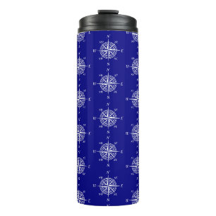 Maritimes Navigationskompass Thermosbecher