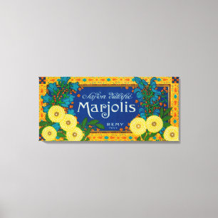 Marjolis Seife LabelParis, Frankreich Leinwanddruck