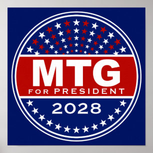Marjorie Taylor Greene Präsidentin 2028 Poster