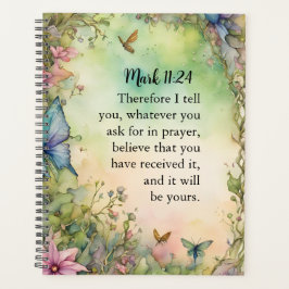 Mark 11:24 Christliche Aquarellbilder Planer