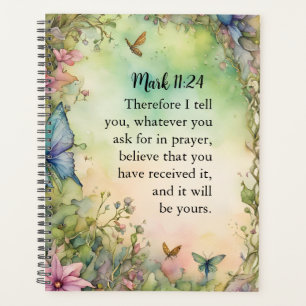 Mark 11:24 Christliche Aquarellbilder Planer