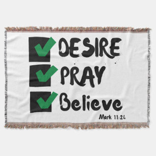 Mark 11:24 KJV Bibelschrift Decke