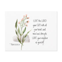 Mark 12:30-31 LIEBE der Herr dein Gott