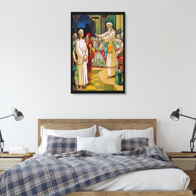 Mark 14:53-65 Jesus vor der Leinwand des Hauptprie (Insitu (Schlafzimmer))