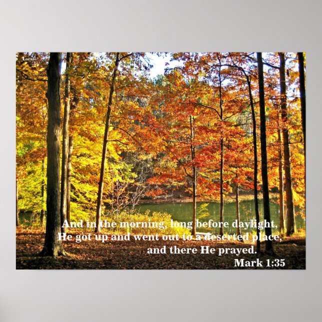Mark 1:35 Poster (Vorne)