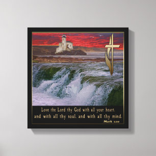 Mark 2:20 Leinwand Poster