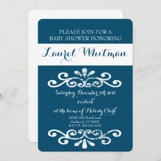 Mark Baby shower Invitation