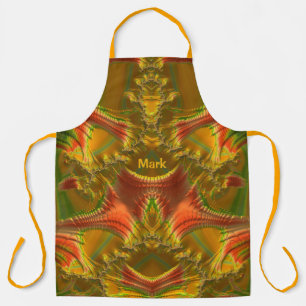 MARK ~ CHRISTMAS ~ Red Green Gold ~ Schürze