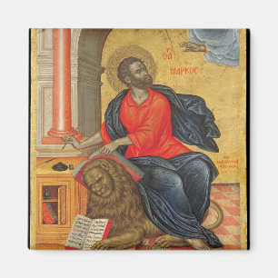 Mark der Evangelist von Emmanuel Tzanes Magnet