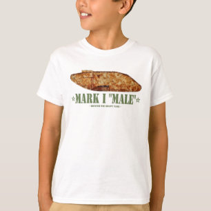 Mark I Male Weltkrieg Erster britischer Schwerpunk T-Shirt