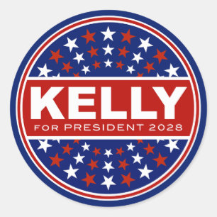 Mark Kelly für Präsident 2028 Runder Aufkleber